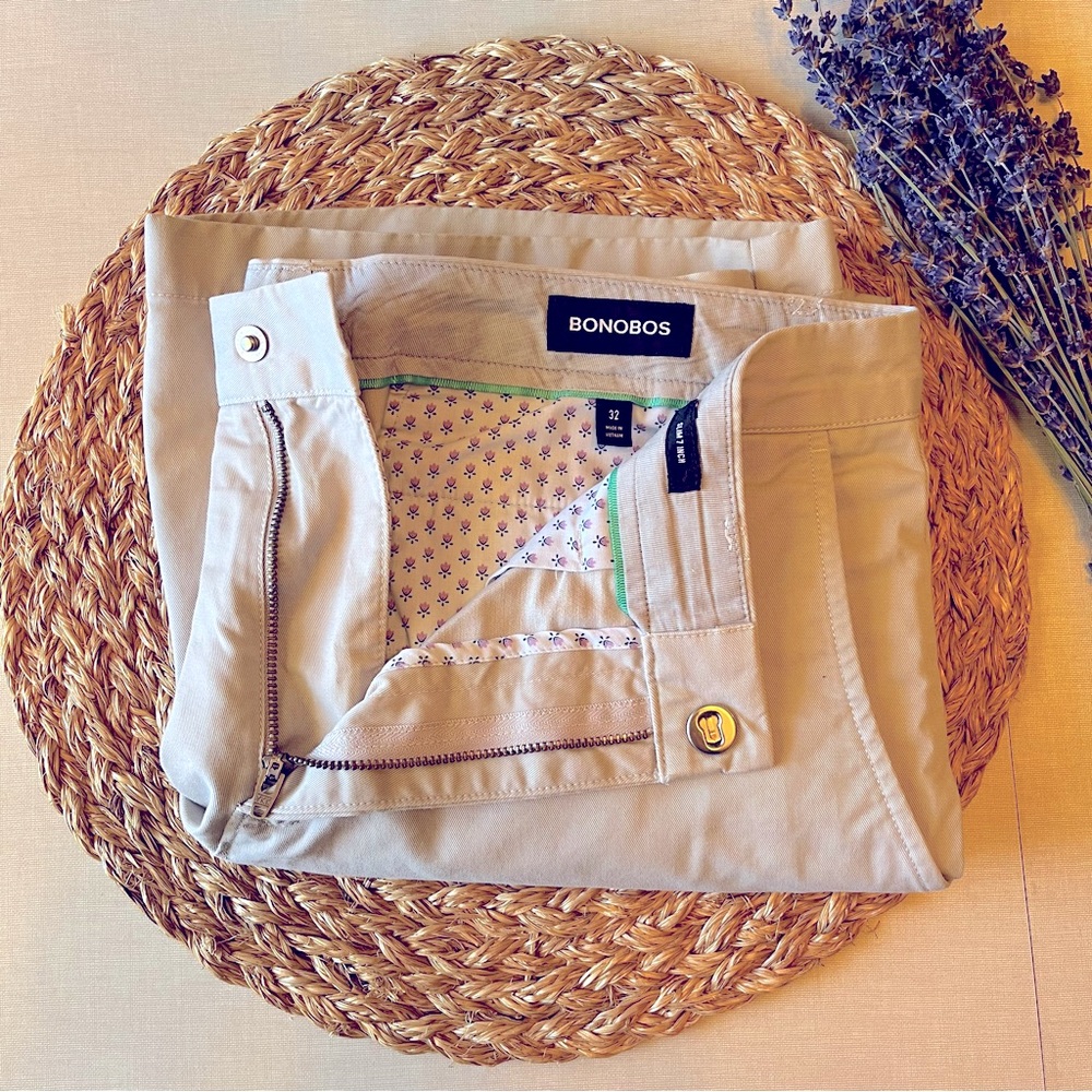 Bonobos Tailored Grey Chino Shorts
